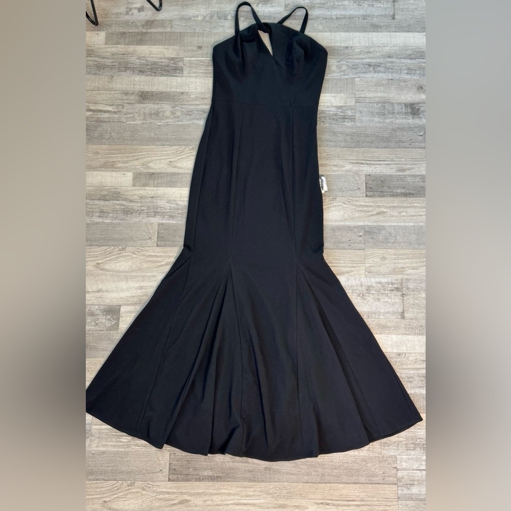 Dress The Population NWT Ellis One Shoulder Black Formal Dress K10